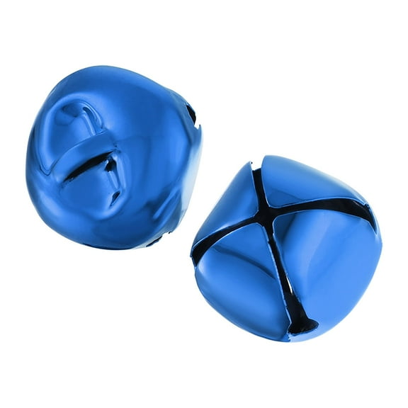 Unique Bargains DIY Small Bells 0.79-Inch 40pcs Craft Bells Bulk for Christmas Festival Party Home Blue