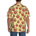 thumbnail image 3 of Kdxio Men'S Hawaiian Shirt For Men Short Sleeve Shirt Apple Summer Casual Holiday Beach Button Down T-Shirts, 3 of 5