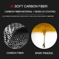 thumbnail image 3 of For Toyota For Rav4 2006-2012 Carbon Fiber Interior Gear Shift Panel Cover Trim, 3 of 10