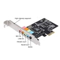 thumbnail image 4 of HLONK PCIe Sound Card 5.1 Internal Sound Card with Low Profile Bracket  3D Stereo PCI-e Audio Card CMI8738 Chip 32/64 Bit, 4 of 8