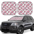 thumbnail image 1 of Vsdgher Rose Flowers Print Car Windshield Sun Shade, Reflective Sunshade Window Sunshade Sun Visor Protector Fit for Cars,Trucks,SUVs-Large, 1 of 6