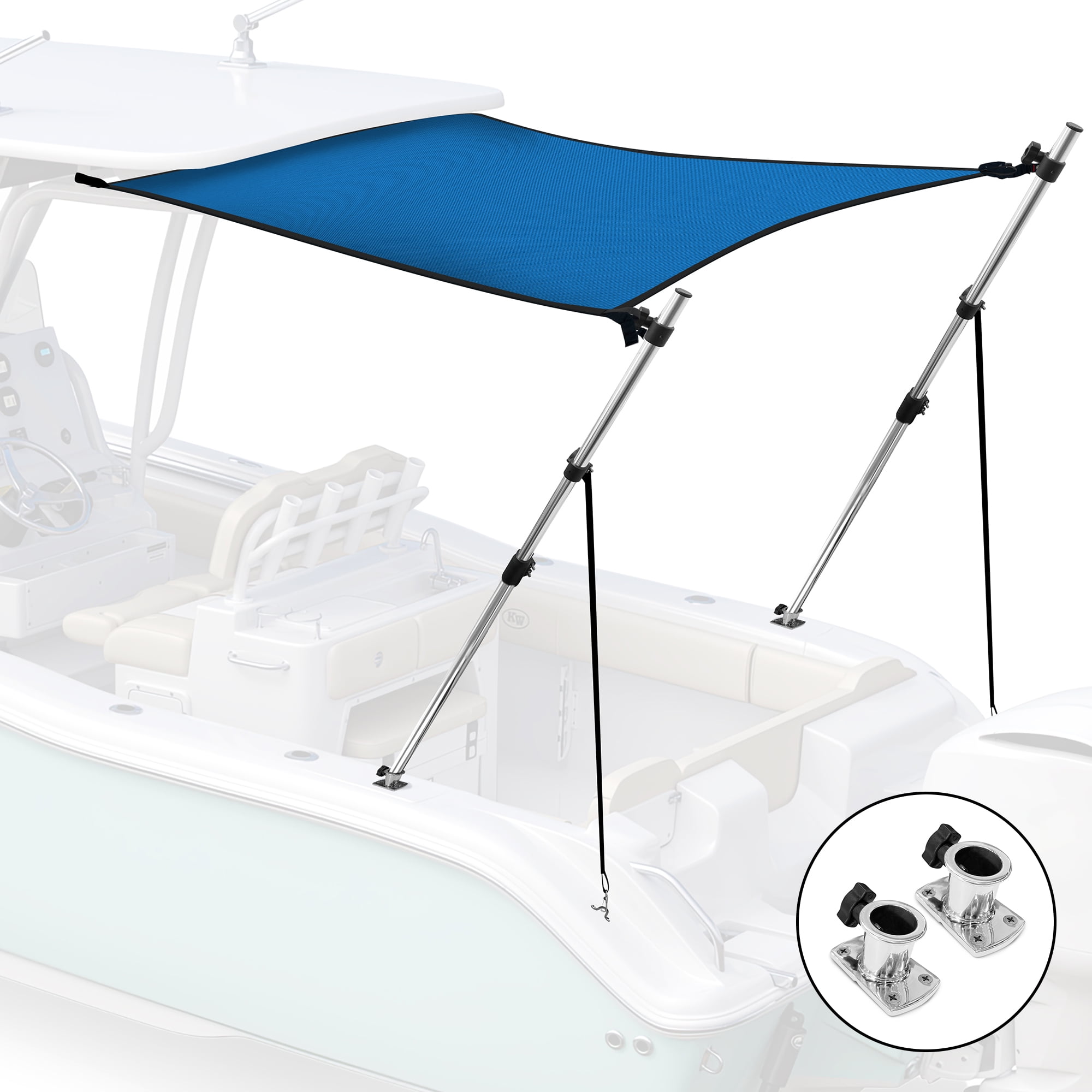 KNOX Universal TTop Extension Bimini Tops for Boats Sun Shade Kit