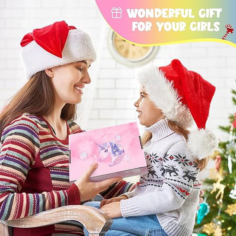 Borsa A Tracolla Unicorn Per Bambine - Set 7 Pezzi Con Gioielli, Regalo Perfetto Per Piccole Principesse - Foto 8