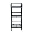 thumbnail image 2 of IVV 3 Tier Storage Rack Folding Metal Shelf Home Office Small Bookcase, 12.99"L x 11.2"W x 32.68"H, Black, 2 of 10