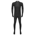 thumbnail image 3 of Mono de cuerpo entero Zentai para hombre y mujer, mono de manga larga con pies, mono de gimnasia ajustado, disfraz de Halloween, 3 of 5