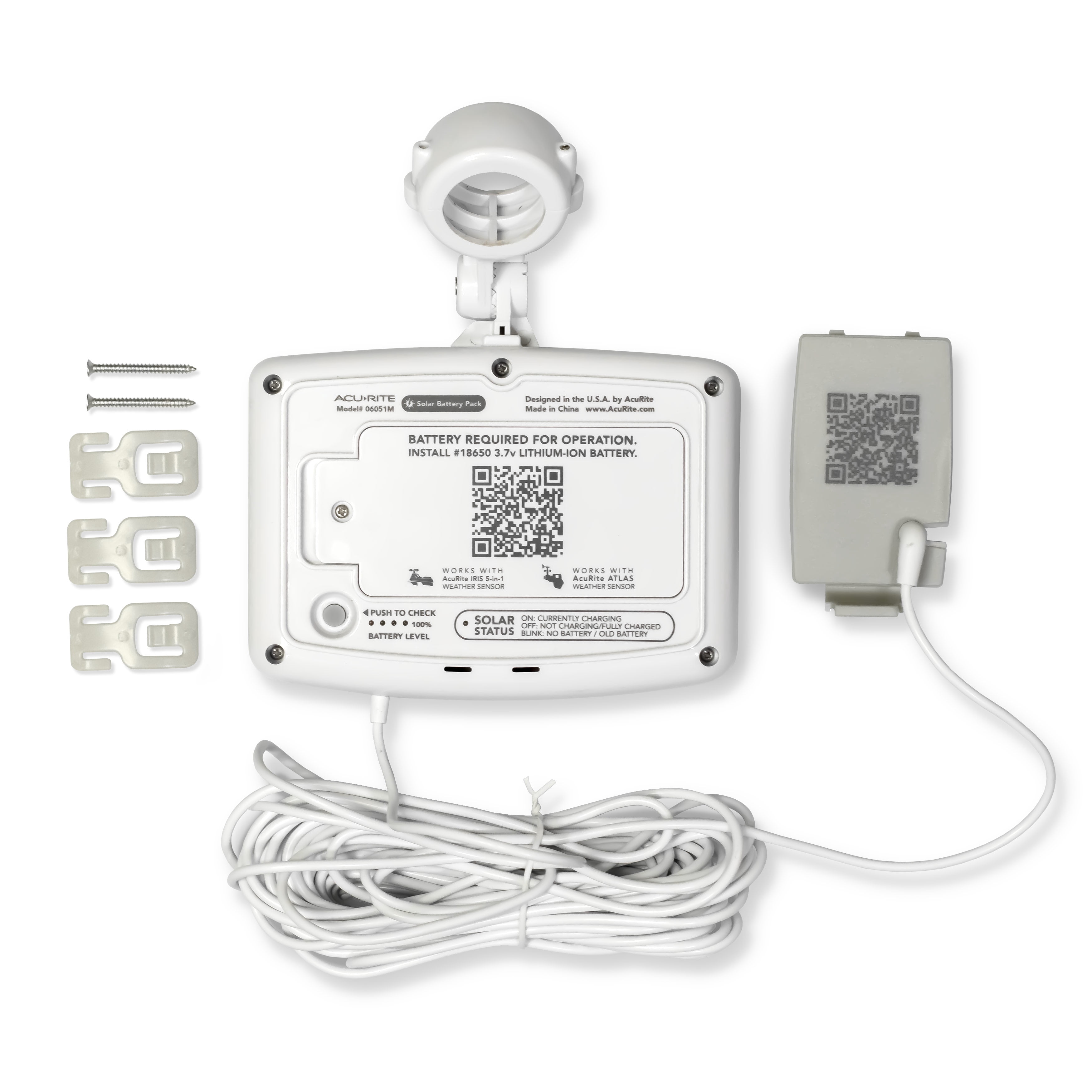 AcuRite Solar Power Pack for AcuRite Optimus, AcuRite Atlas and AcuRite Iris Weather Sensors