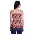 thumbnail image 4 of Moomaya Women Frill Smoked Crop Tank Top Cotton Slub Full Buttoned Closure Top, 4 of 5