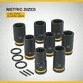thumbnail image 2 of Klutch 3/4in.-Drive Deep Impact Socket Set, 8 Pcs., Metric, Chrome Molybdenum, 2 of 8