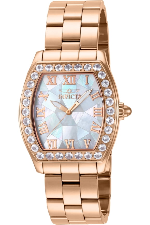 ANGEL SWISS MOVEMENT QUARTZ WATCH - ROSE GOLD CASE WITH ROSE GOLD TONE STAINLESS STEEL BAND - MODEL 14529