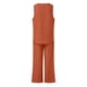 thumbnail image 4 of Puntoco Traje De Verano Para Mujer Moda Color Sólido Chaleco Pantalones Casual Traje De Dos Piezas Liquidación Puntoco Puntoco-5420, 4 of 6