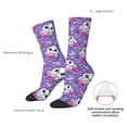 thumbnail image 4 of Picia Owl And Flowers Print Athletic Socks for Men & Women – Cushioned Moisture-Wicking Crew Socks for Sports, Running, and Training, Soft & Breathable Size 5-11, 4 of 6
