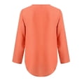 thumbnail image 3 of Summer Savings Clearance! TAGOLD Womens Tops, Womens Plus Size Tops, Womens Tops and Blouses, Womens Casual Tops, Women Ladies Zipper Button Long Sleeves Loose Chiffon Shirt Clothing, 3 of 6