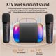thumbnail image 5 of ¡Descuentos Flash!, Altavoz Bluetooth privado, altavoz de karaoke inalámbrico para el hogar, micrófono para niños, canto al aire libre, pequeño hogar KTV Akmoler, 5 of 8