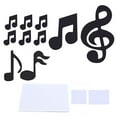 thumbnail image 1 of Glue Points, Music Party Banner With Eco-Friendly Coating, Home Decorative Wood Musical Notes For Office Or Hotel, 1 of 6