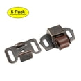 thumbnail image 1 of Uxcell Pestillo de rodillo de puerta de muebles de una sola bola tono cobre 5 paquetes, 1 of 5