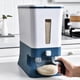 thumbnail image 5 of Dispensador de arroz, caja de almacenamiento de arroz, contenedor grande para almacenar granos de alimentos de cocina, Azul, 5 of 7