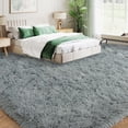 thumbnail image 4 of Janvonne Area Rugs for Living Room,9x12ft Soft Non Skid Easy-care Shaggy Carpets for Bedroom, Dorms,Children's Room,Home Decor Aesthetics,Light Gray, 4 of 8