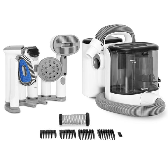 Exacme 7 in 1 Dog Grooming Vacuum & Dryer Kit with 2.5L Dust Cup, Cat Dog Blower Dryer