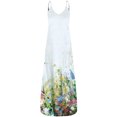 thumbnail image 3 of LSLJS Women Casual Plus Size Print Pockets Sleeveless Maxi Long Dress, 3 of 4