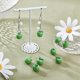 thumbnail image 4 of 30 colgantes de resina de frutas verdes en 3D con aros para pendientes, pulseras, collares y llaveros, 15 x 12 mm., 4 of 9