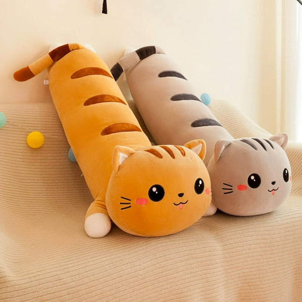 Almohada de creativa almohada de juguete para abrazar cojin de peluche de de Animal suave muneco de gato para regalos de 50cm Hugo almohada de felpa Walmart en linea