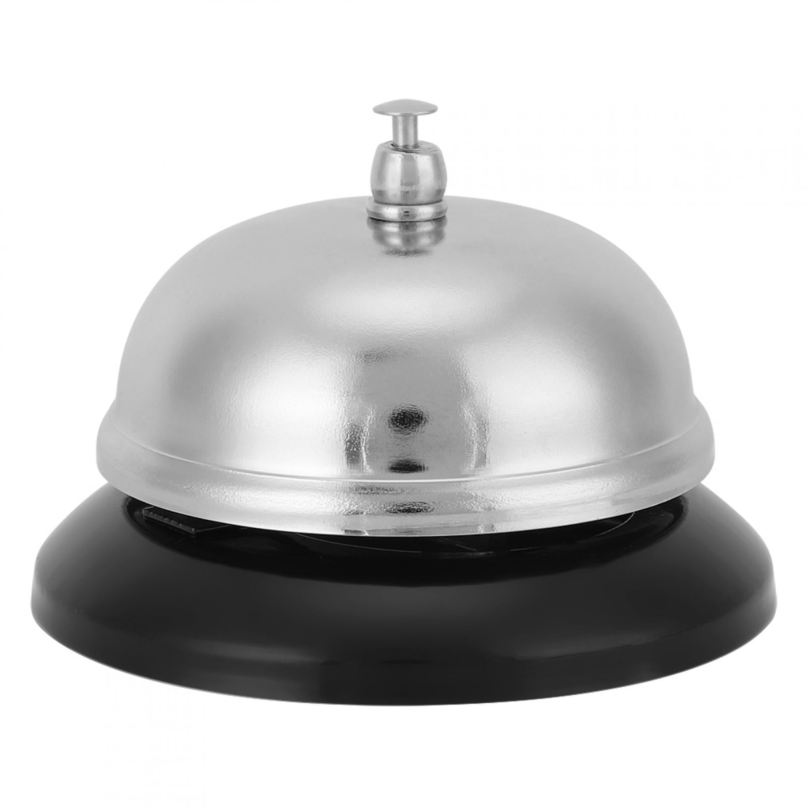 Call Bell,Stainless Steel Dinner Bell Desk Ding-ding Bell For