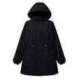 thumbnail image 5 of Windbreaker Jacket Women Spring Fall Long Sleeve Windproof Waterproof Zip Up Hooded Travel Hiking Jackets with Pockets, 5 of 5