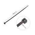 thumbnail image 2 of Uxcell 4.72 x 0.13" Black Cable Zip Ties Self-Locking Nylon Tie Wraps 150 Pack, 2 of 5