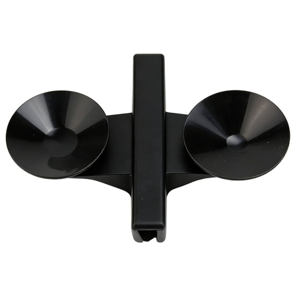 CSSJKYJ Suction Cup Aquarium Plant Clip, Plastic Fixed Fish Tank Plant Holder Clip for Water Aquatic Decoration (Black)