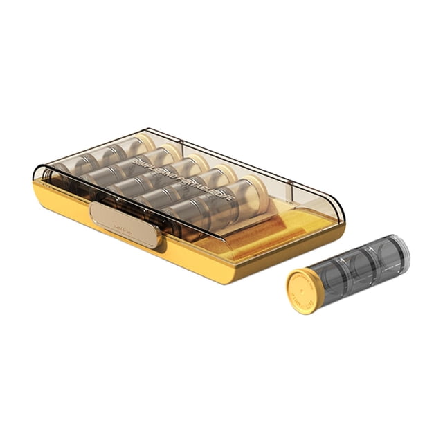 Organizador Semanal de Pastillas Yuyangstore Amarillo Organizador Semanal