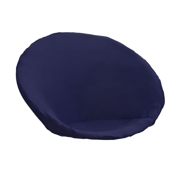 AUQ Saucer Chair cover High Stretch Washable Moon Chair Cover for home and hotel Dark blue