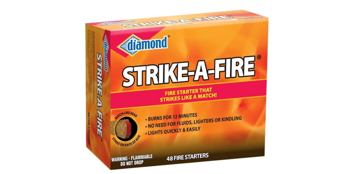 96 Count Diamond Strike-A-Fire Starters by Pine Mountain 