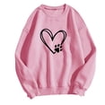 thumbnail image 2 of Amzcrzy Chandail pour Femmes Chandail à Col Rond pour Femmes Imprimé de Pâques à Manches Longues Chandails Sans Capuche Chemises à Manches Longues pour Femmes Chandail à Enfiler Chandail à Col Rond Chandail pour Femmes TG, 2 of 3