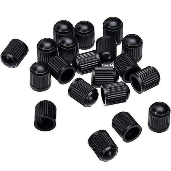 100x Black Tire Valve Stem Caps Covers Air Wheel Car/Truck/Motorcycle Universal