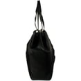 thumbnail image 2 of Quincy Large Suede and Leather Shoulder Tote - Black - 30F6AQYE3S-001, 2 of 3