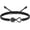 Black, variant on Infinity Heart Urn Bracelet for Ashes Pets Dog Cat Paw Print Cremation Jewelry Keepsake Braided Rope Adjustable Bangle Memorial Gift for Women Men