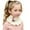 Beige, variant on Daznico Warm Knitted Scarf with Lace for and Kids Winter Neck Warmer Cold Weather