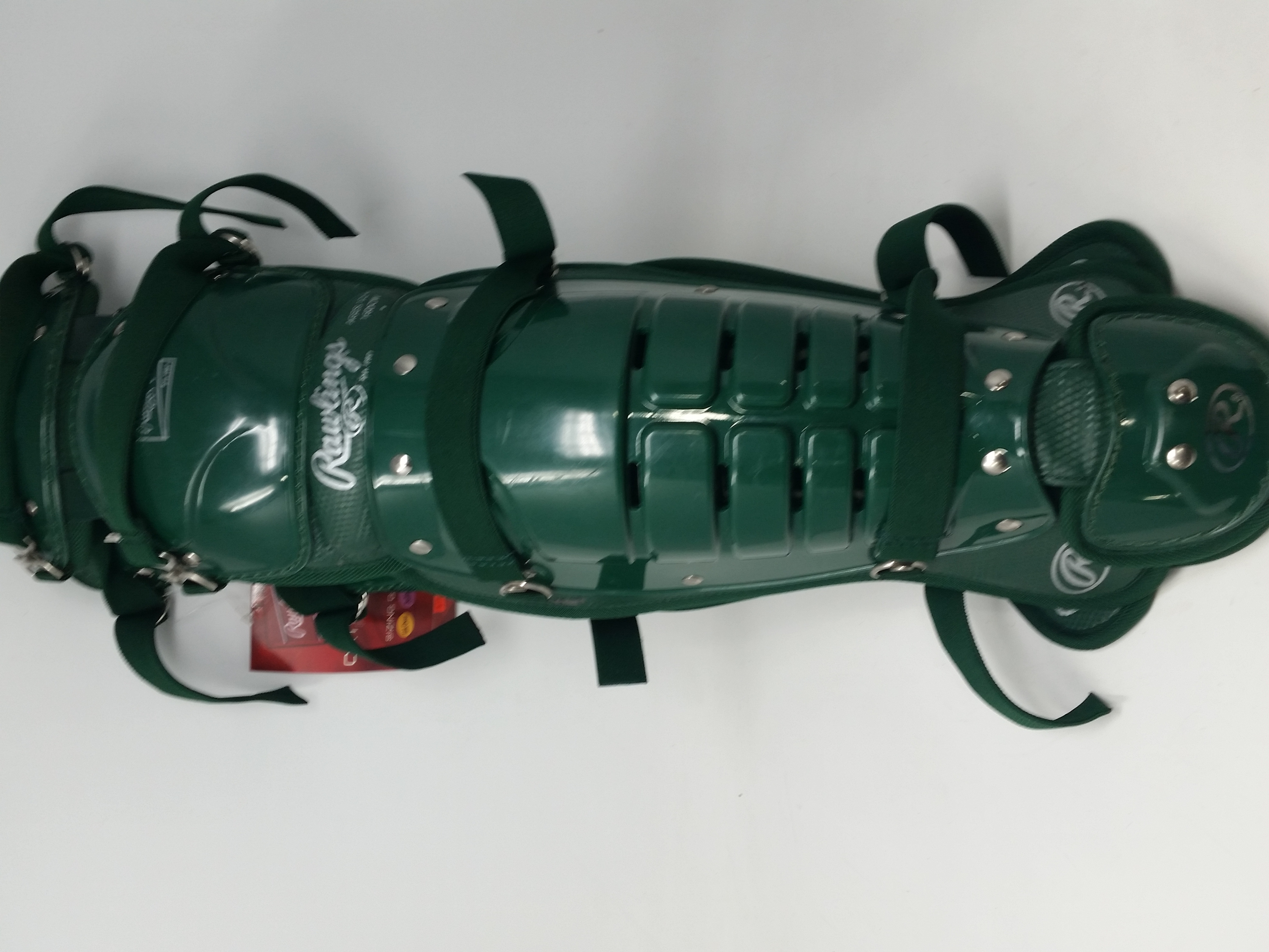 New Rawlings Leg Guards 16DCW 15.5" Green Youth Catchers Fastpitch Ages