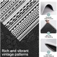 thumbnail image 3 of Black Geometric Triangle Striped Pattern Kitchen Rugs Sets Of 3,Kitchen Runner Rugs Non Skid Washable,Decorative Kitchen Floor Mats for Kitchen,Sink,Laundry,17"x30"+ 17"x47" + 17"x59", 3 of 6