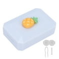 thumbnail image 5 of Soporte para caja de lentes de contacto Contenedor de almacenamiento para remojo con botella de espejo Pinzas Varilla aplicadora (azul) 3#, 5 of 5