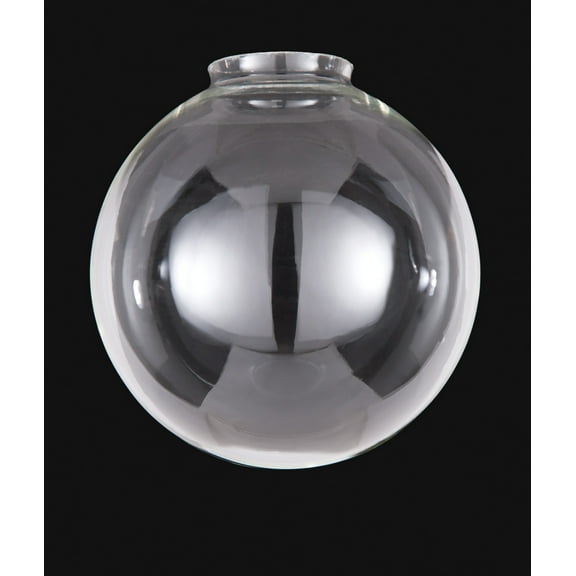 B&P Lamp® 8" Clear Glass Industrial Pendant Shade, 3 1/4" Fitter