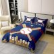 thumbnail image 2 of Equipo 100% Algodón Funda Nórdica King para Niños Jóvenes Hombres,Juego de Cama de Béisbol para Niños, 2 of 7