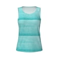thumbnail image 4 of Lsque Blue And Turquoise Printed Workout Tank Tops for Women, Athletic Sports Tank Tops, Compression Sleeveless Dry Fit Shirts,Sleeveless Yoga Shirt-Large, 4 of 9