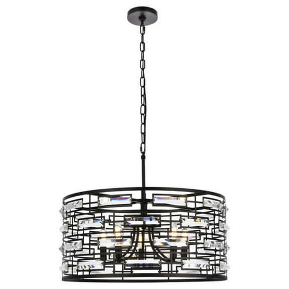 Kennedy 24 inch pendant in black