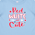 thumbnail image 4 of Inktastic 4th of July Red White and Cute with Arrow and Stars Boys or Girls Baby T-Shirt, 4 of 5