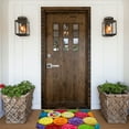 thumbnail image 6 of Fotbe Extra Durable Door Mat - Dirt Trapping Outdoor Welcome Mats - Non-Slip Outdoor Door Mats - Low Profile Front Door Mat - Indoor (16" x 24", Brightly Colored Cupcakes ), 6 of 9