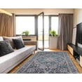 thumbnail image 2 of Linon Eclipse Rania Woven Polyester 6'7"x 9'7" Rug in Gray, 2 of 10