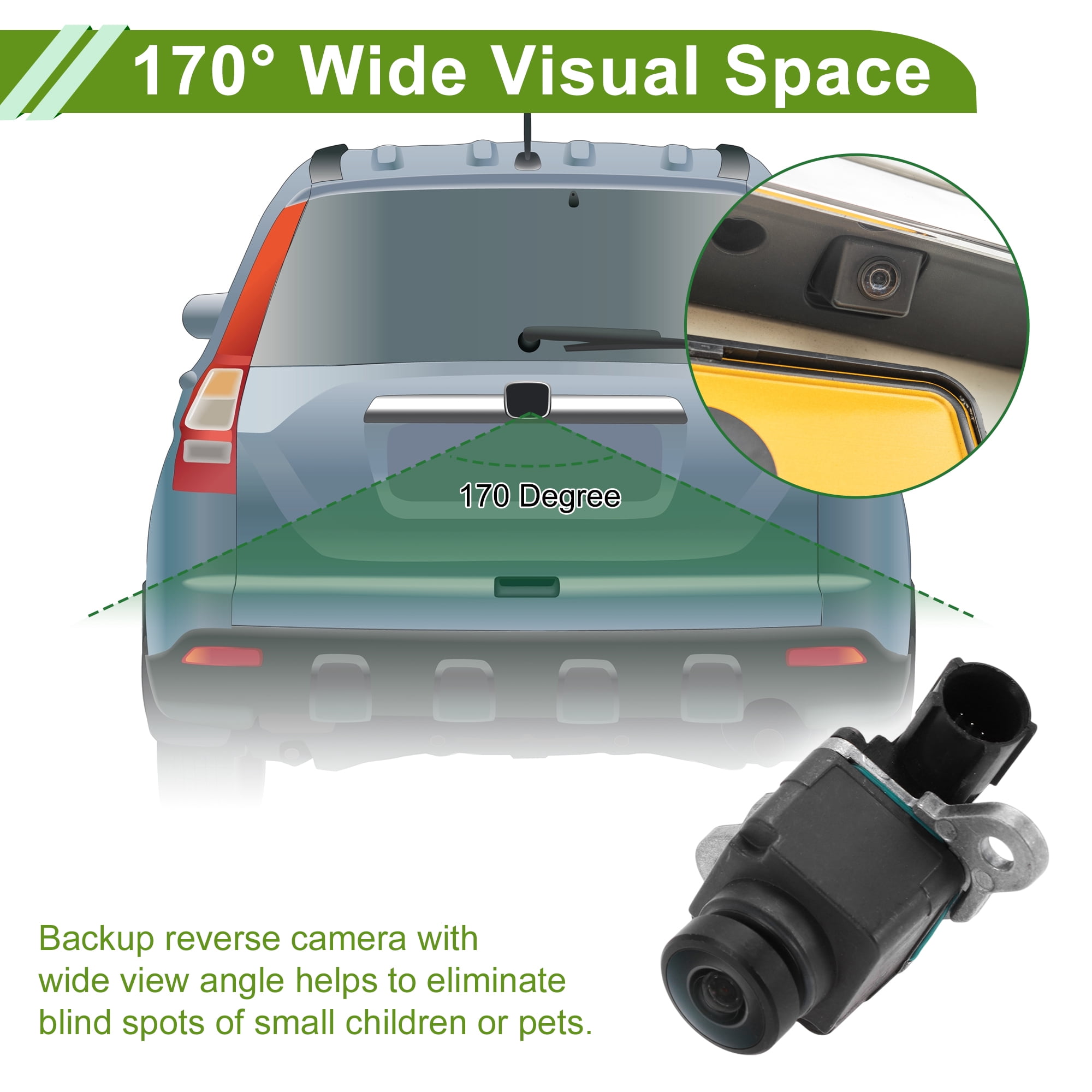 Unique Bargains Car Park Assist Camera for Dodge Durango 2014 2015 No.68206872AG