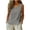 Gray, variant on Women's Plain Cotton Basic Tank Top Summer Loose Fit Crew Neck Button Down Tee Tank Casual Sleeveless Daily Wear Tops Light Blue