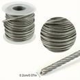 thumbnail image 4 of DEXIMRO Garden Wire Mesh Fence Barbed Wire Roll Kit, 304 Stainless Steel Vinyl Coated Cable Wire Rope, Turnbuckle Tensioner Kit, Light String, Picture Hanging, Outdoor Tent Rope, 4 of 7
